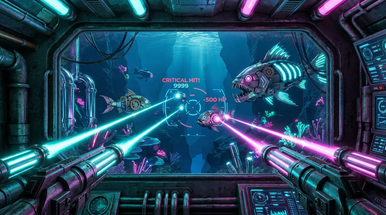 德州扑克在线深海巨兽战斗画面 - {{棋牌游戏}}