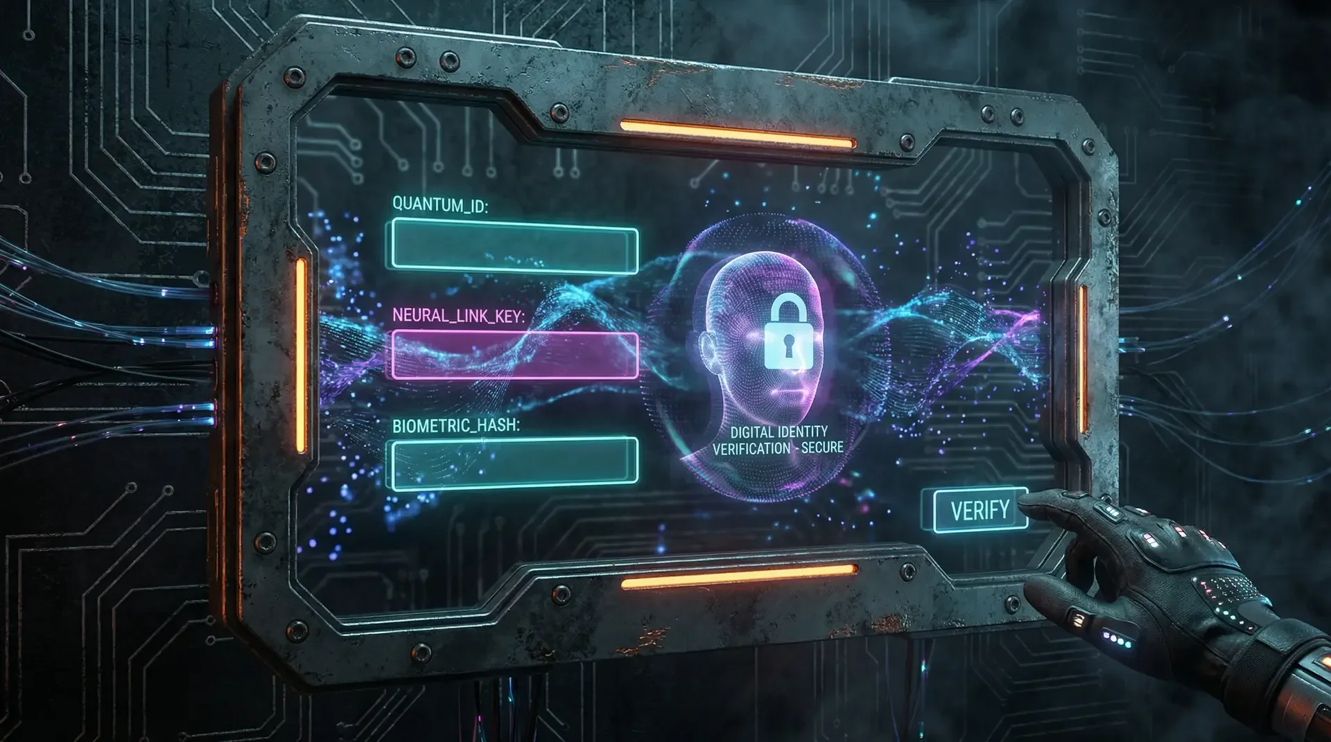 棋牌游戏 赛博身份认证系统界面